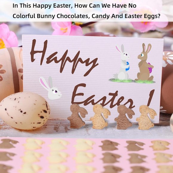 Bunny Rabbit Silicone Molds for Candy Gummies Chocolate Easter Small Dog Treats - Picture 6 of 11